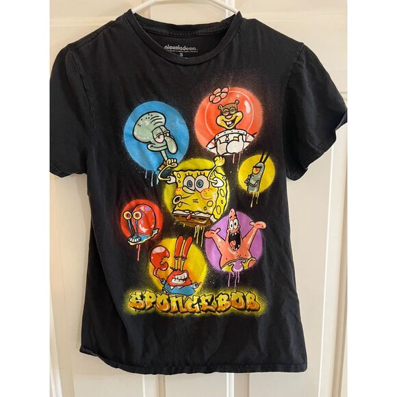 2 Pack Spongebob Shirt and Hoodie Size small Viacom - Picture 5 of 7